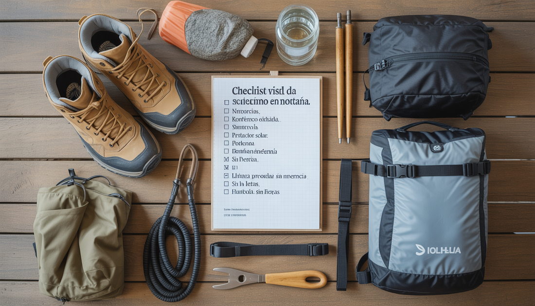 checklist senderismo montaña