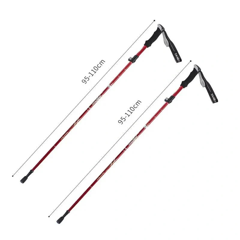 Equipaje Montaña - Bastones de senderismo ajustables 95-110 cm