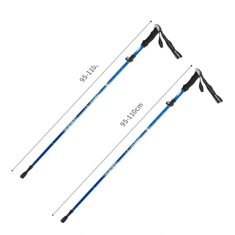 Equipaje Montaña - Bastones de senderismo ajustables 95-110 cm