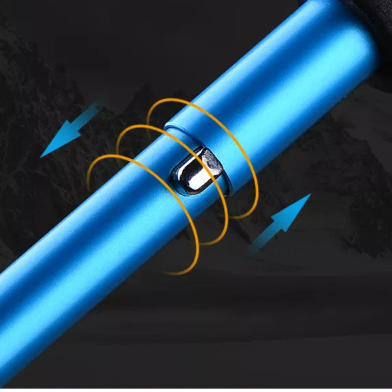 Equipaje Montaña - Bastones de senderismo de fibra de carbono