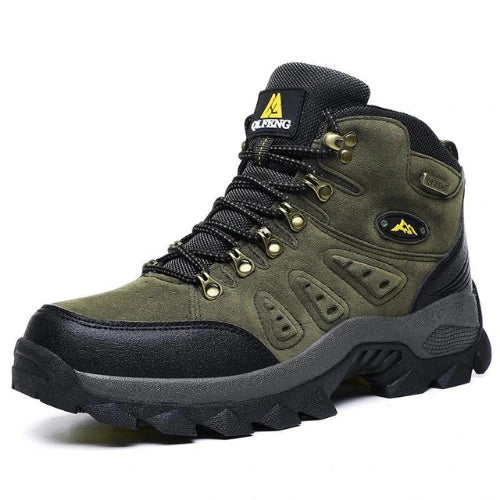 Equipaje Montaña - Botas de montaña altas de cuero de gamuza