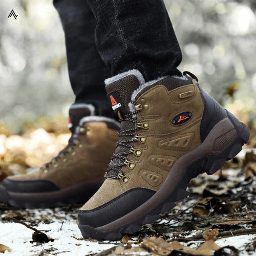 Equipaje Montaña - Botas de montaña altas de cuero de gamuza