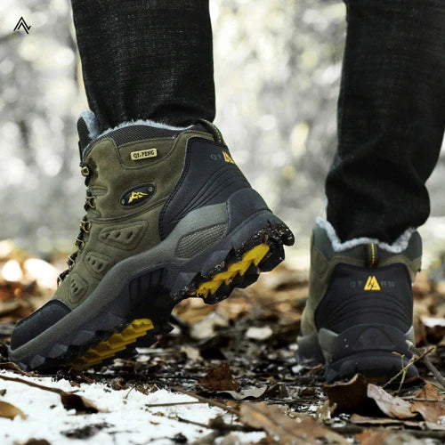 Equipaje Montaña - Botas de montaña altas de cuero de gamuza