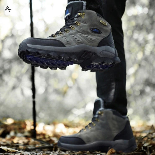 Equipaje Montaña - Botas de montaña altas de cuero de gamuza
