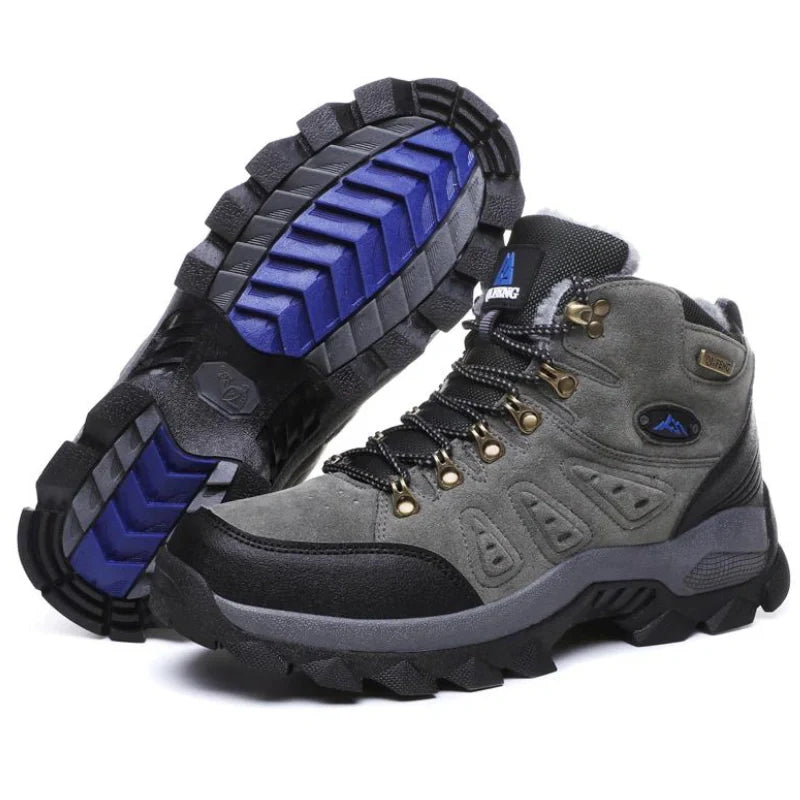 Equipaje Montaña - Botas de montaña altas de cuero de gamuza