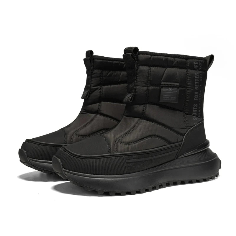 Equipaje Montaña - Botas de nieve con interior de algodón peludo para mujer