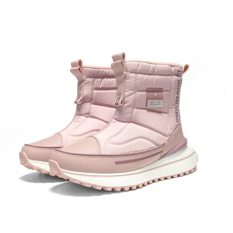 Equipaje Montaña - Botas de nieve con interior de algodón peludo para mujer