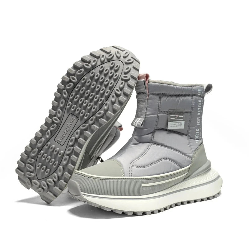 Equipaje Montaña - Botas de nieve con interior de algodón peludo para mujer