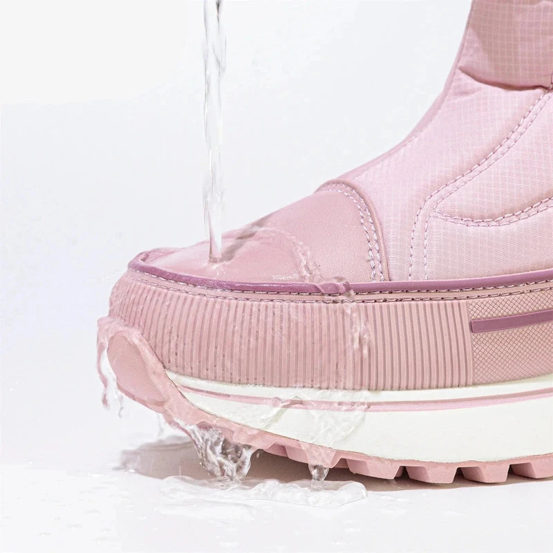 Equipaje Montaña - Botas de nieve con interior de algodón peludo para mujer