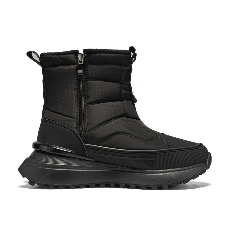 Equipaje Montaña - Botas de nieve con interior de algodón peludo para mujer
