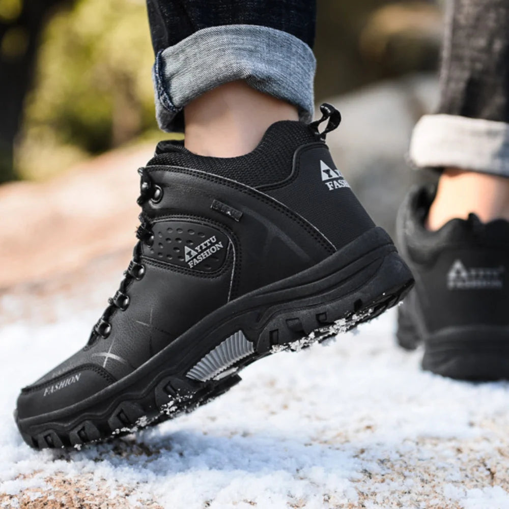 Equipaje Montaña - Botas de senderismo de cuero para hombre