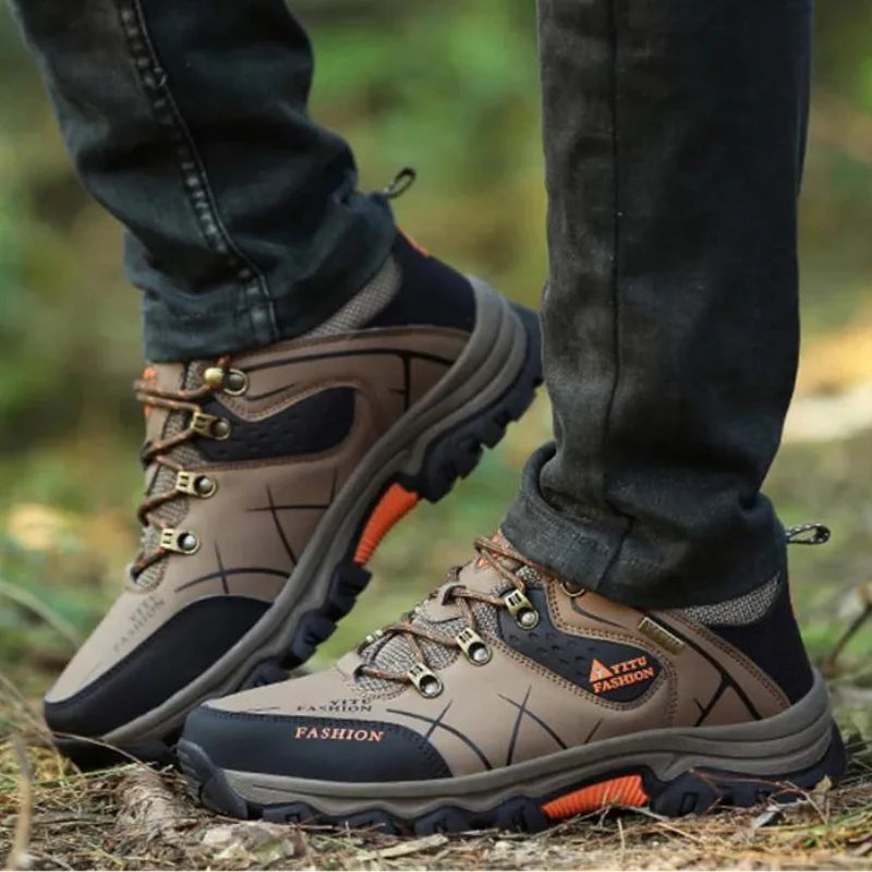 Equipaje Montaña - Botas de senderismo de cuero para hombre