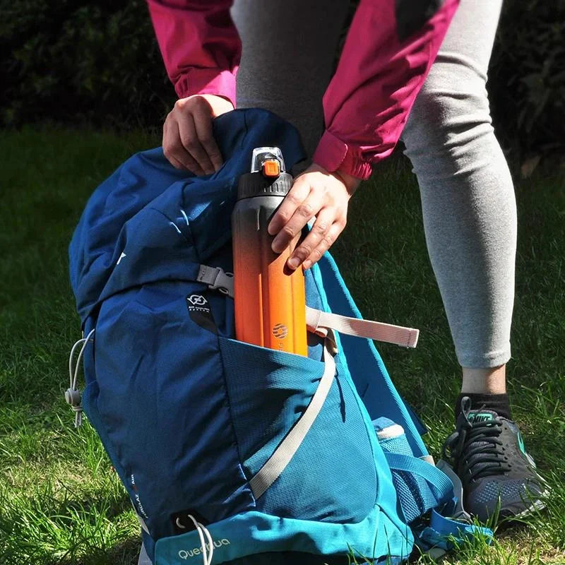 Equipaje Montaña - Botella térmica de acero inoxidable para senderismo