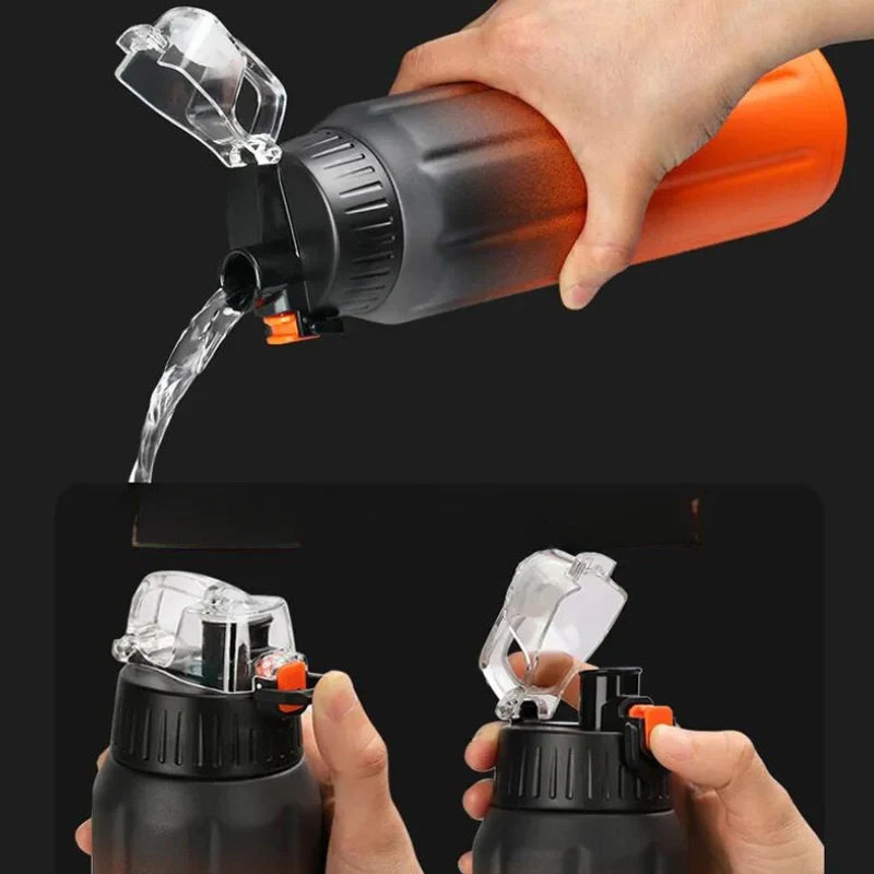 Equipaje Montaña - Botella térmica de acero inoxidable para senderismo