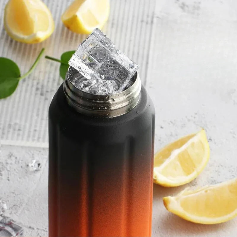 Equipaje Montaña - Botella térmica de acero inoxidable para senderismo