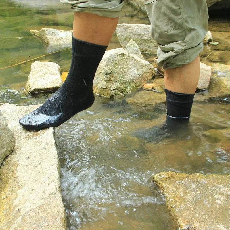 Equipaje Montaña - Calcetines de senderismo y esquí impermeables sin costuras de nylon