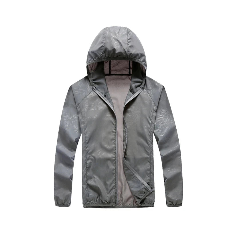 Equipaje Montaña - Chaqueta de senderismo impermeable cortavientos para hombre y mujer
