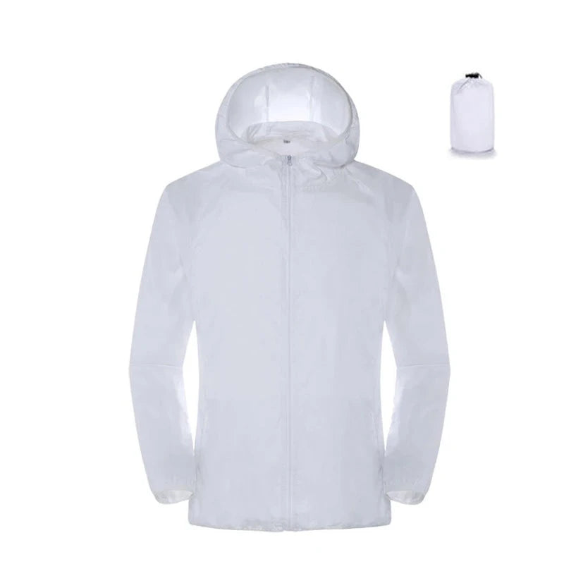 Equipaje Montaña - Chaqueta de senderismo impermeable cortavientos para hombre y mujer