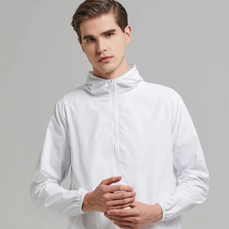 Equipaje Montaña - Chaqueta de senderismo impermeable cortavientos para hombre y mujer