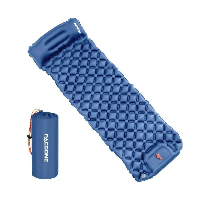 Equipaje Montaña - Colchón de camping inflable con bomba incorporada