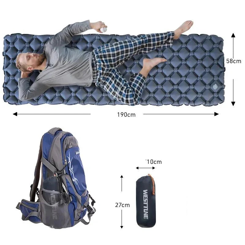 Equipaje Montaña - Colchón de camping inflable ultraligero
