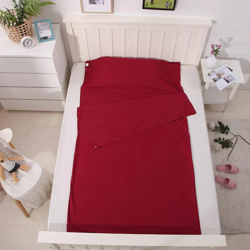 Equipaje Montaña - Manta saco de dormir suave y confortable de poliéster y algodón