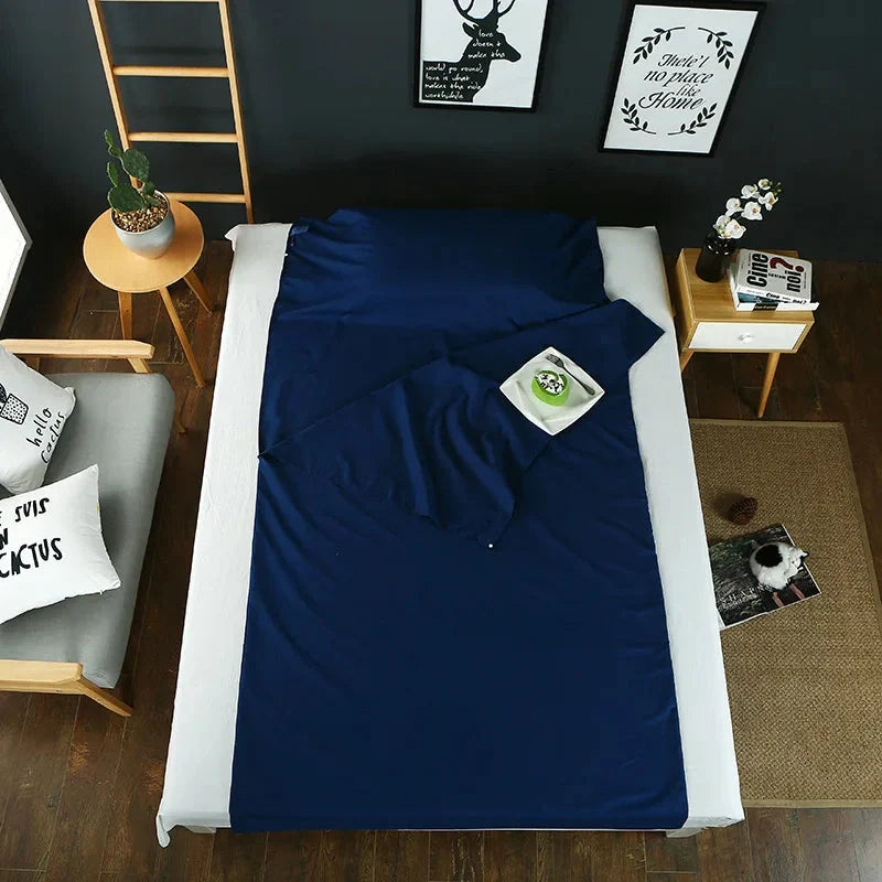 Equipaje Montaña - Manta saco de dormir suave y confortable de poliéster y algodón