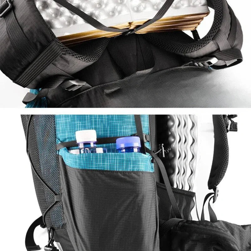 Equipaje Montaña - Mochila de montañismo y senderismo impermeable 50l