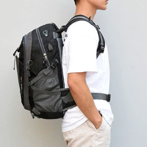 Equipaje Montaña - Mochila de senderismo de 40l con adaptador usb