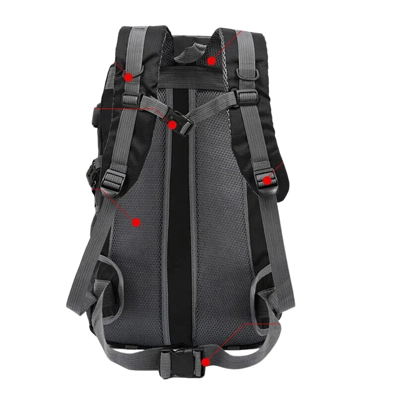 Equipaje Montaña - Mochila de senderismo de 40l con adaptador usb