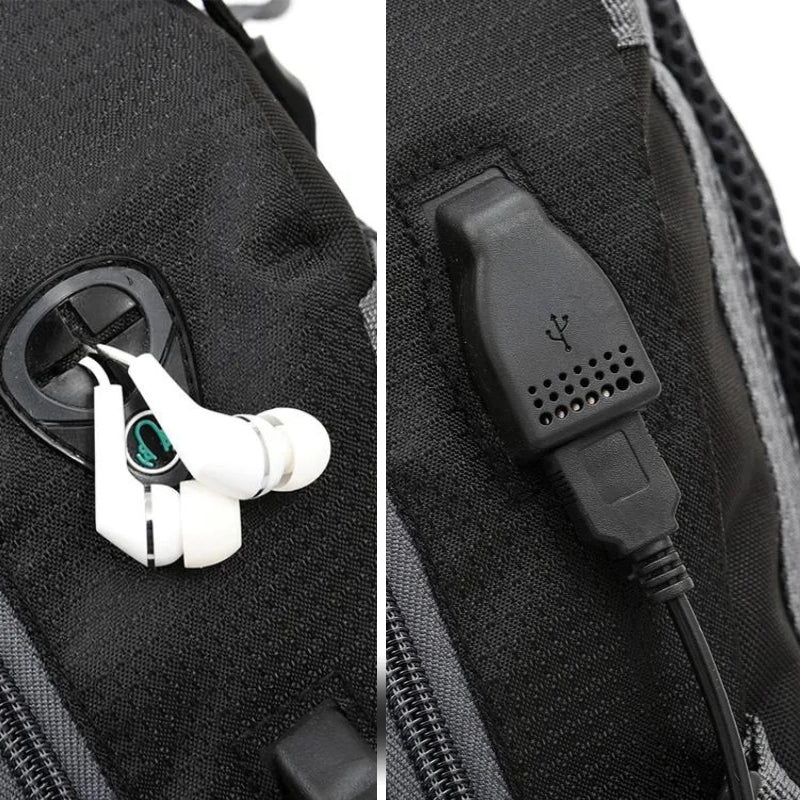 Equipaje Montaña - Mochila de senderismo de 40l con adaptador usb