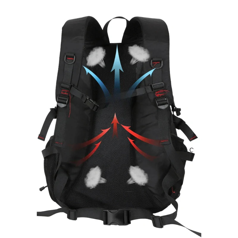 Equipaje Montaña - Mochila de senderismo para hombre con adaptador usb
