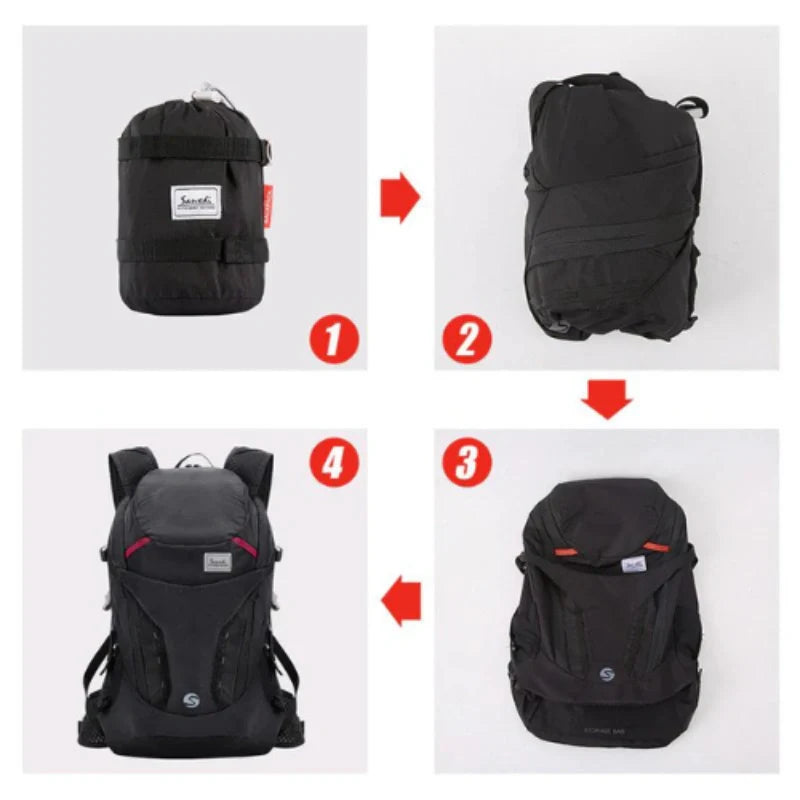 Equipaje Montaña - Mochila de senderismo para mujer 30l plegable