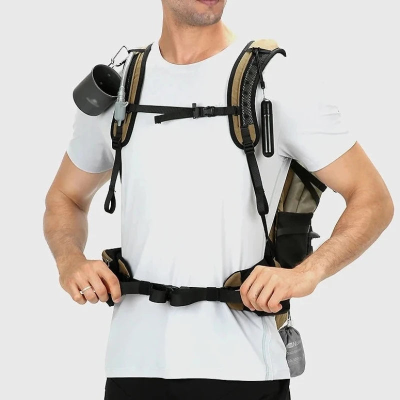 Equipaje Montaña - Mochila de senderismo y alpinismo impermeable para hombre y mujer 35l