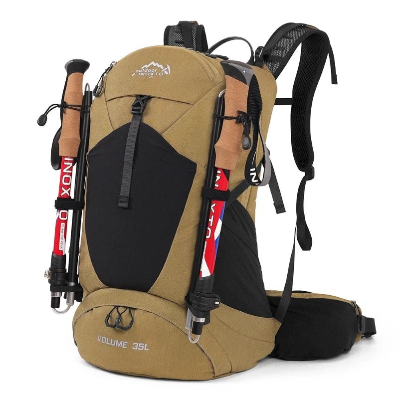 Equipaje Montaña - Mochila de senderismo y alpinismo impermeable para hombre y mujer 35l