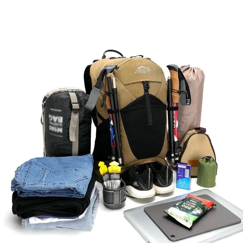 Equipaje Montaña - Mochila de senderismo y alpinismo impermeable para hombre y mujer 35l