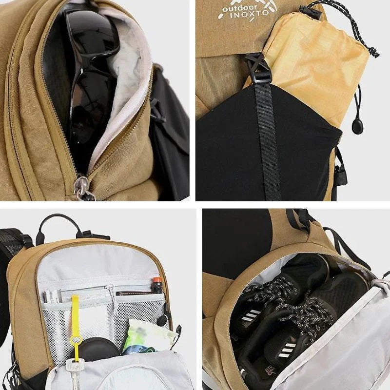 Equipaje Montaña - Mochila de senderismo y alpinismo impermeable para hombre y mujer 35l