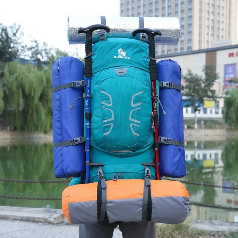 Equipaje Montaña - Mochila de viaje de nylon impermeable 60l