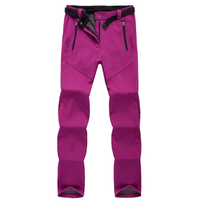 Equipaje Montaña - Pantalón de exterior de felpa gruesa para mujer