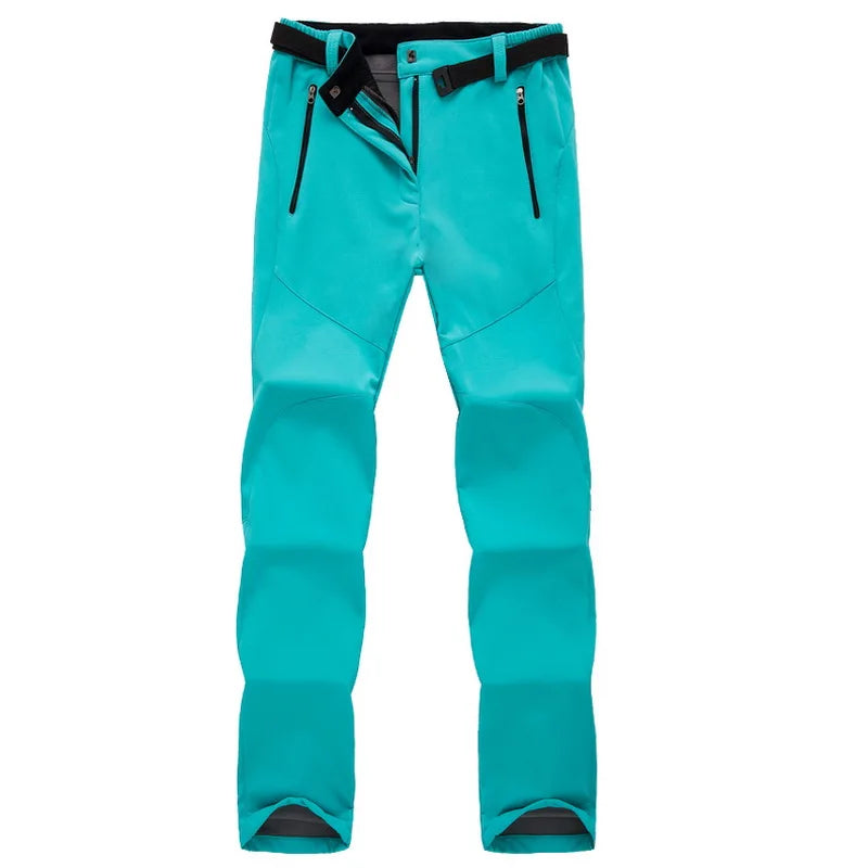Equipaje Montaña - Pantalón de exterior de felpa gruesa para mujer