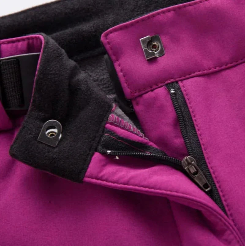 Equipaje Montaña - Pantalón de exterior de felpa gruesa para mujer