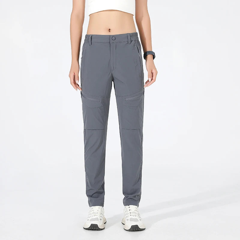 Equipaje Montaña - Pantalón de senderismo cargo impermeable para mujer