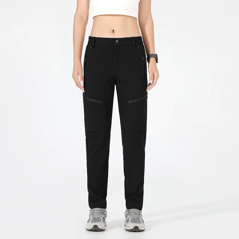 Equipaje Montaña - Pantalón de senderismo cargo impermeable para mujer