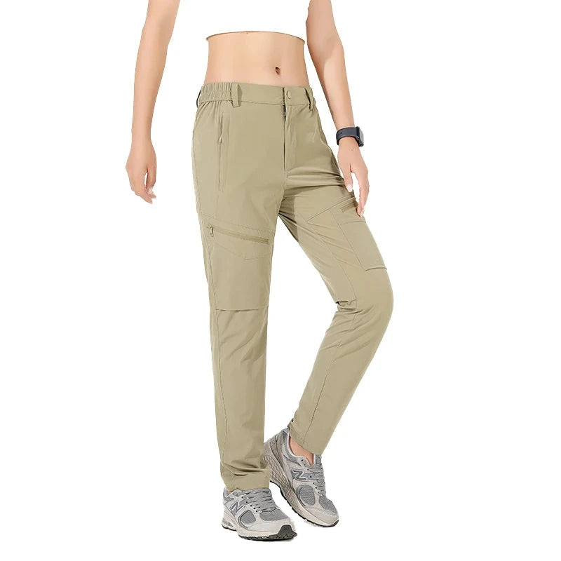Equipaje Montaña - Pantalón de senderismo cargo impermeable para mujer