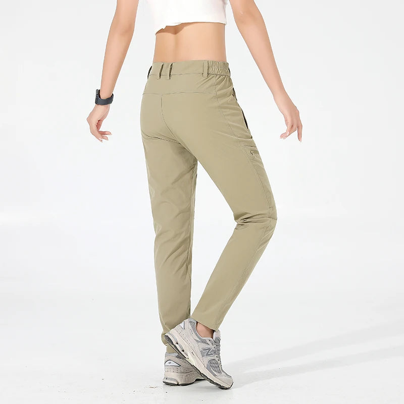 Equipaje Montaña - Pantalón de senderismo cargo impermeable para mujer