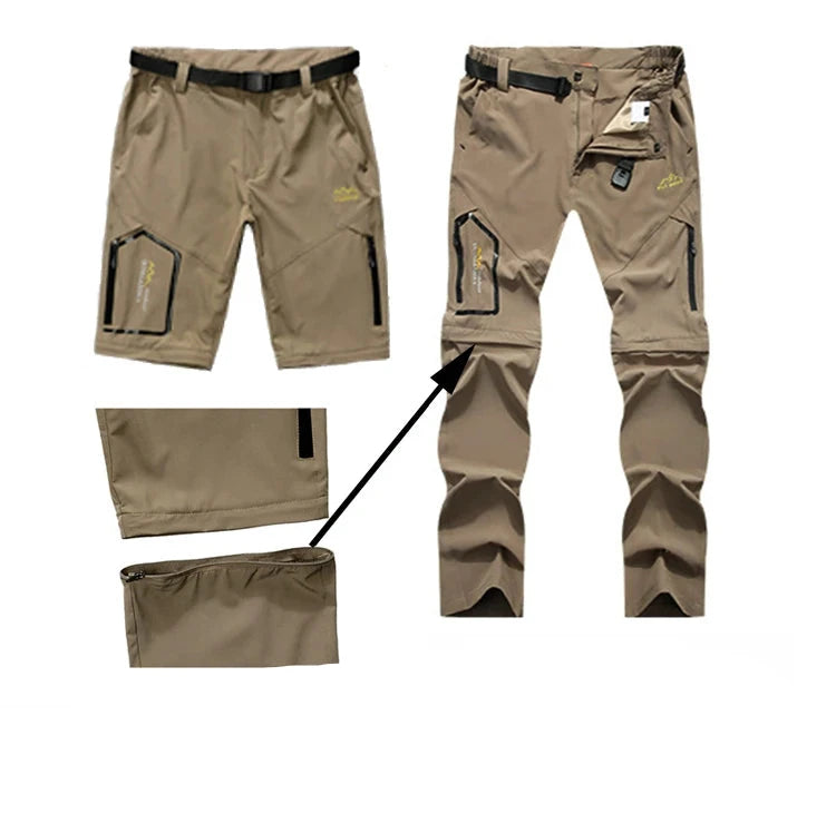 Equipaje Montaña - Pantalón de senderismo convertible para hombre