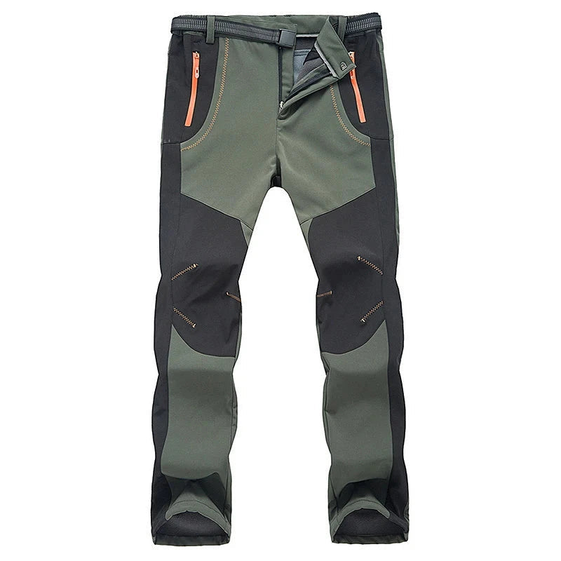 Equipaje Montaña - Pantalón de senderismo de felpa gruesa y cálida para hombre