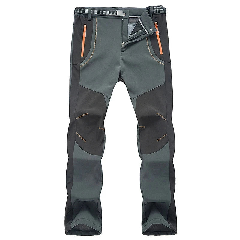 Equipaje Montaña - Pantalón de senderismo de felpa gruesa y cálida para hombre