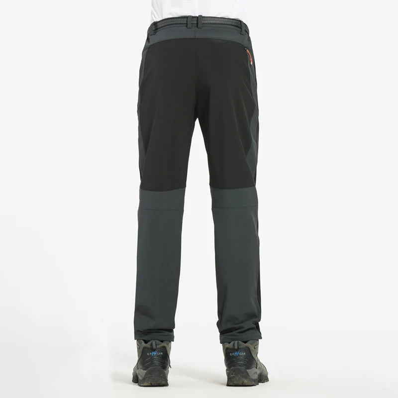 Equipaje Montaña - Pantalón de senderismo de felpa gruesa y cálida para hombre