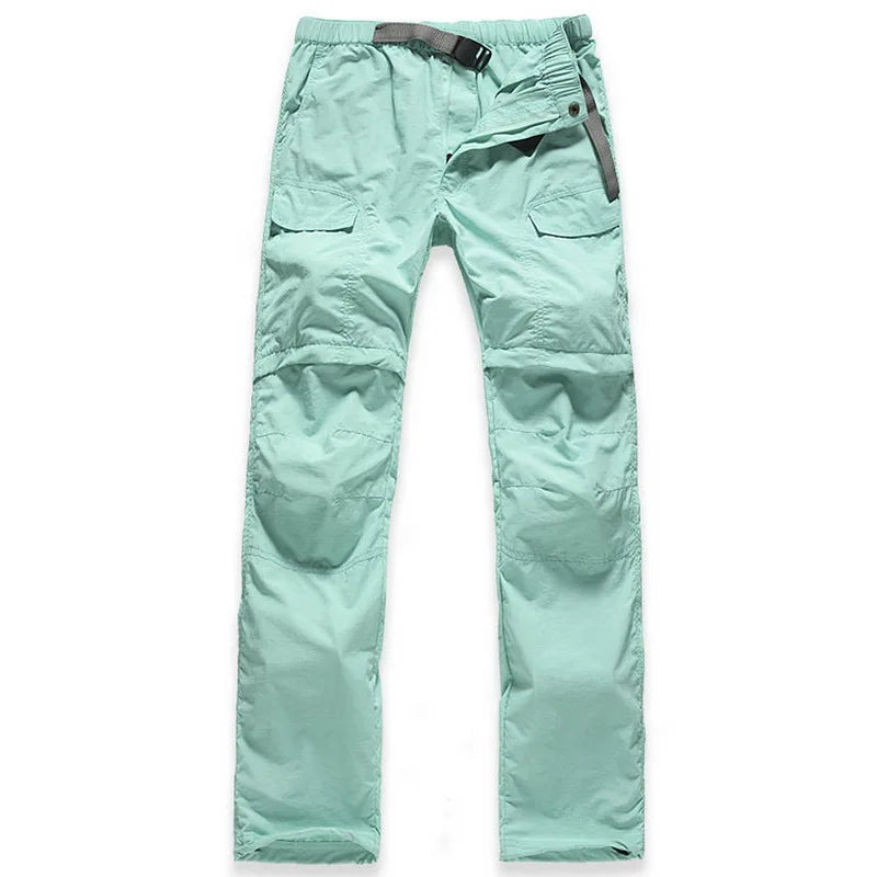 Equipaje Montaña - Pantalón de senderismo desmontable en short para mujer